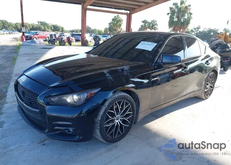 2014 Infiniti Q50 Premium from USA, damaged, VIN JN1BV7AP0EM689359